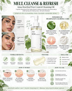 Anua Heartleaf Pore Control Cleansing Oil (200ml) – Korean Makeup Remover & Deep Pore Cleanser