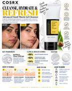 COSRX Advanced Snail Mucin Gel Cleanser (150ml) – Hydrating Gel Face Wash