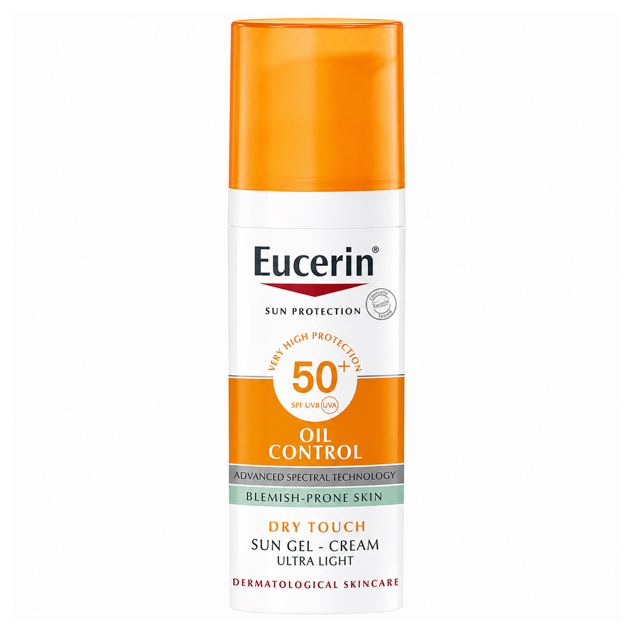 Eucerin Sun Face Oil Control Gel-Cream SPF 50+ (50ml) – Mattifying Anti-Shine Sunscreen