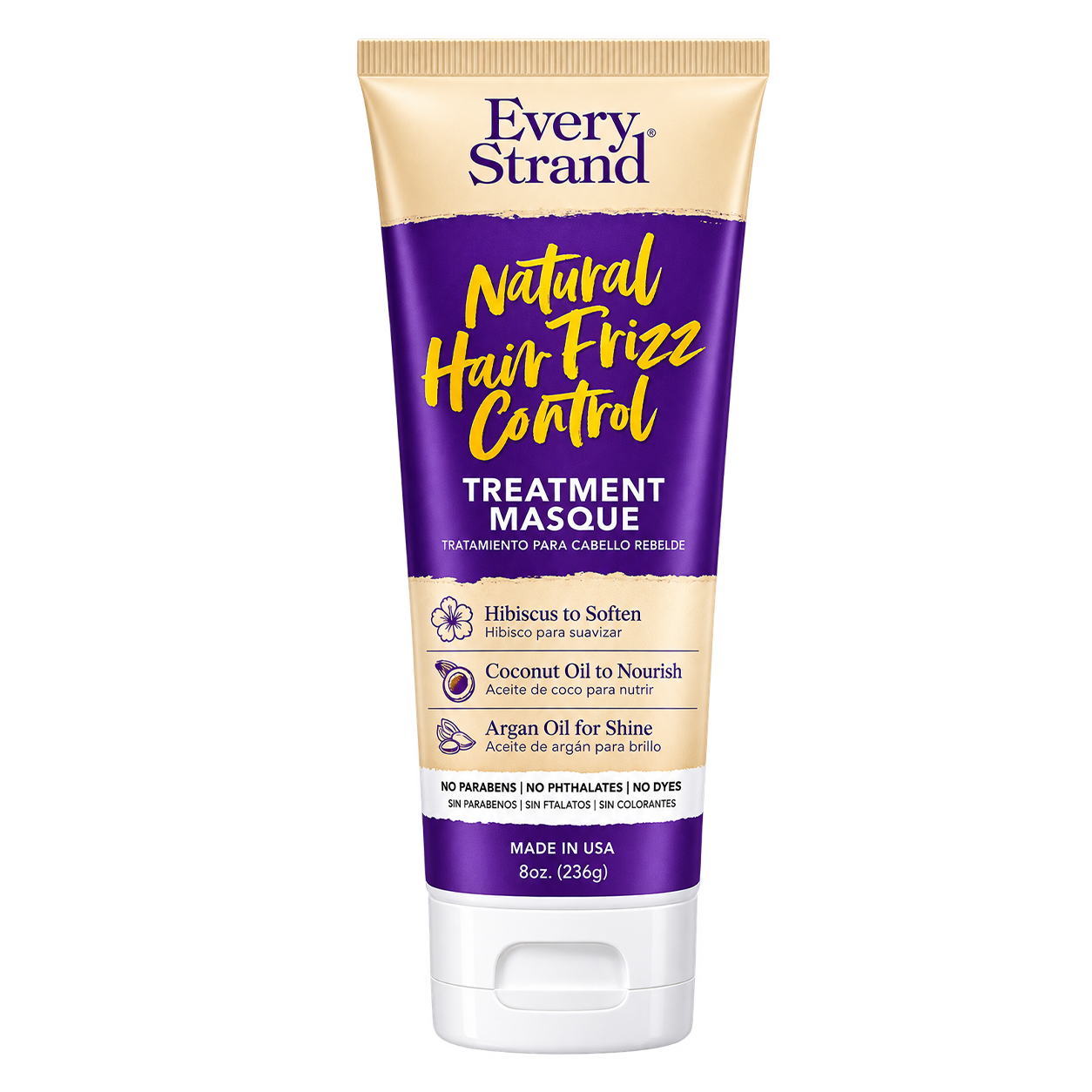Every Strand Argan Oil Frizz Control Treatment Masque (236g) – Deep Repair for Dry & Frizzy Hair