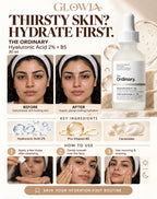 The Ordinary Hyaluronic Acid 2% + B5 Serum (30ml) – Deep Hydrating Face Serum