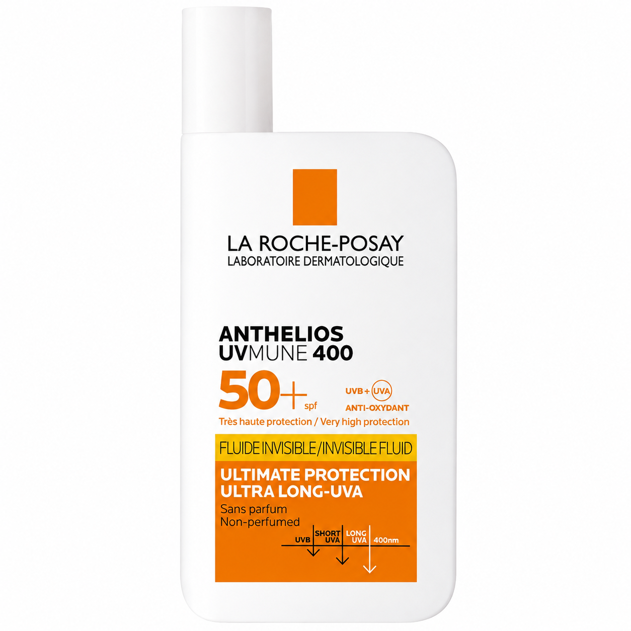 La Roche-Posay Anthelios Invisible Fluid SPF 50+ (50ml) – Ultra-Light Daily Sunscreen