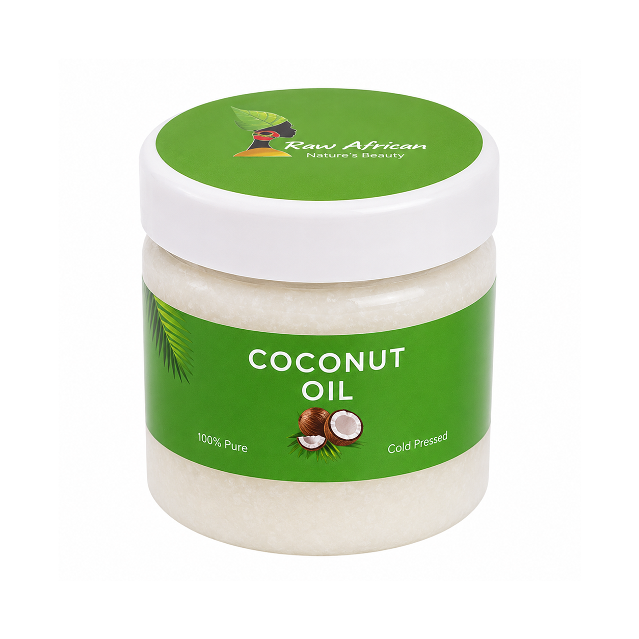 Raw African Coconut Oil (200ml) – Pure Cold-Pressed Multipurpose Hair & Body Oil