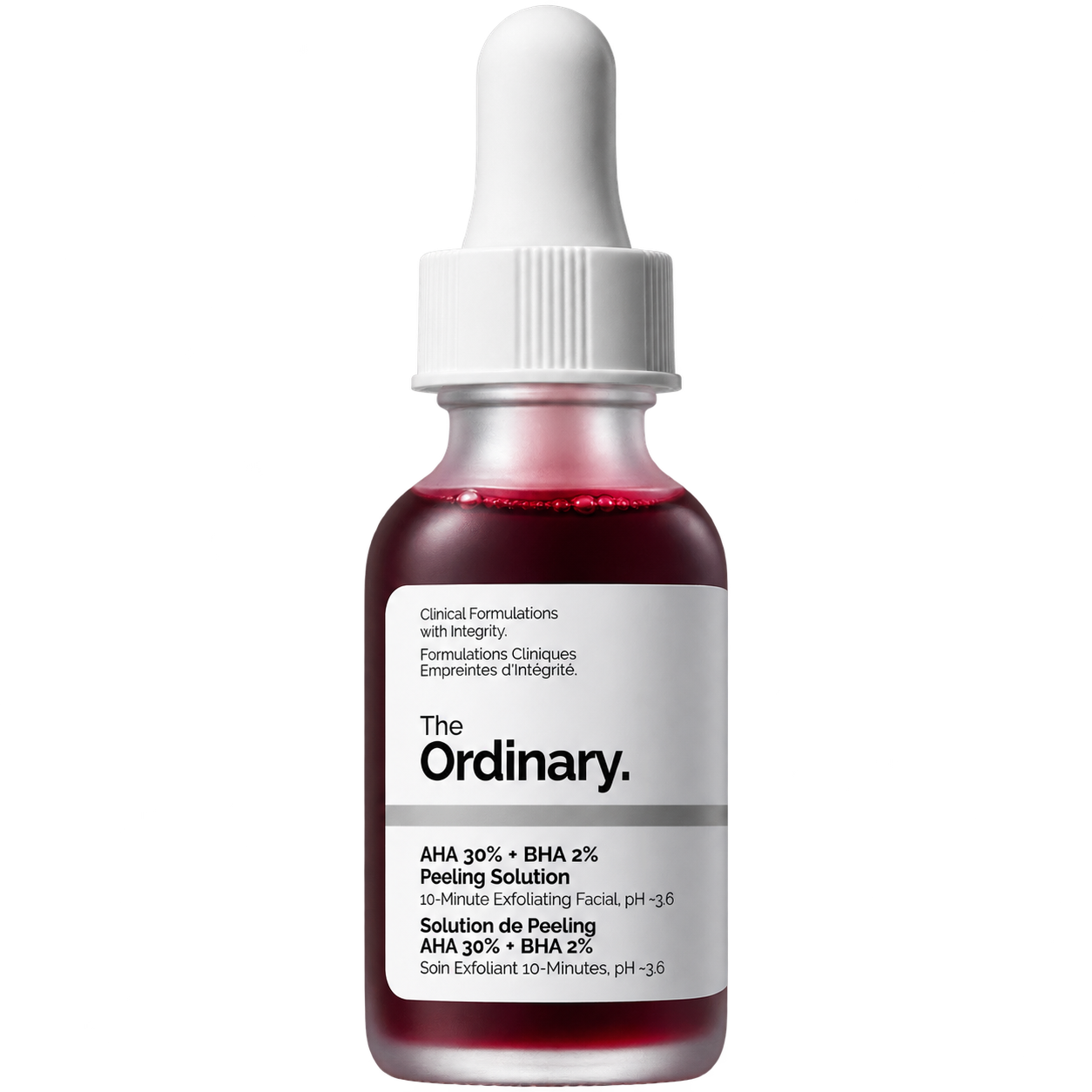 The Ordinary AHA 30% + BHA 2% Peeling Solution (30ml) – Chemical Exfoliant Facial Mask