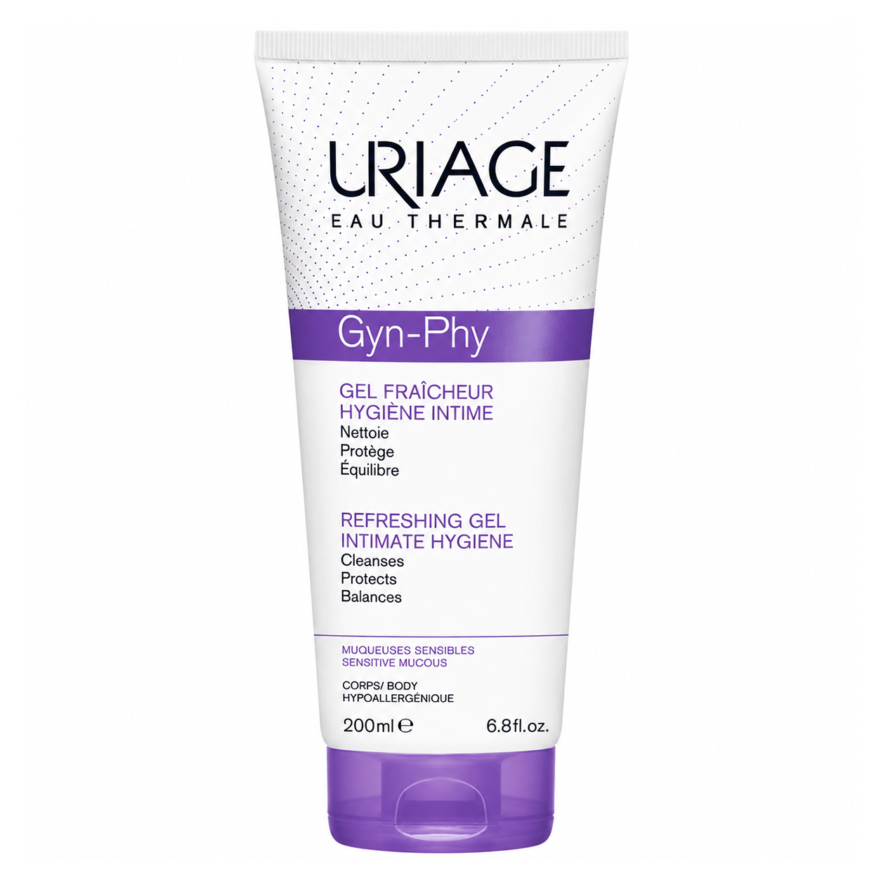Uriage Gyn-Phy Refreshing Gel Intimate Hygiene (200ml) – pH-Balanced Feminine Wash