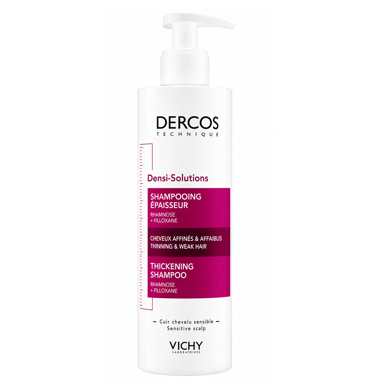 Vichy Dercos Densi-Solutions Thickening Shampoo (250ml) – Hair Density & Volume Shampoo